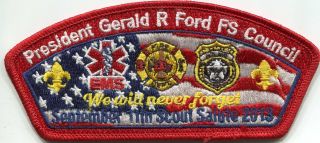 Boy Scout Gerald Ford Council 2013 September 11 9 - 11 Salute Csp