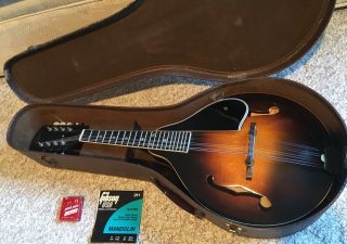 Vintage Gibson A - 50 Mandolin Sunburst With Case
