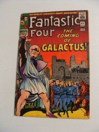 Marvel Fantastic Four 48 1st App Silver Surfer 1st App Galactus Key Hot