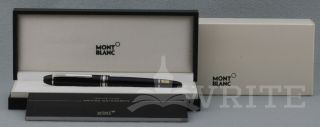 Nos Fountain Pen Montblanc 146 Le Grand Platinum Line Nib F Complete Box