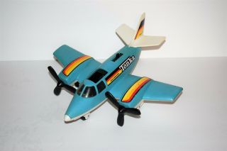 Vintage 1979 Tonka " Hand Commander " Blue Plane Handheld Toy Classic
