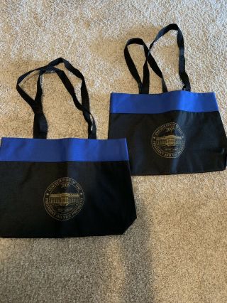 2005 Presidential Inauguration Bags (set Of 2) - 16” X 12”