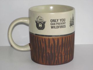 (c3) Vintage Smokey " Only You Can Prevent Wildfires " Coffee Mug