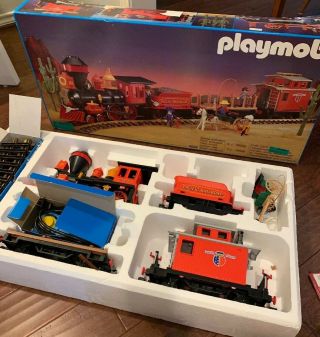 Playmobil 4034 Vintage G - Scale Pacific Railroad Mary Western Train Set
