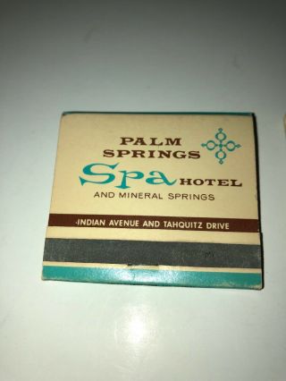Vintage Full Matchbooks Spa Hotel Palm Springs California 2