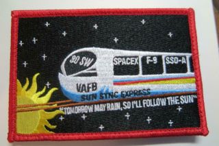 30sw Falcon 9 1 Sso - A Vafb Sun Sync Express Patch Tomorrow May Rain