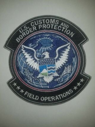 Us Customs And Border Protection Field Operations Police Patch