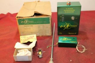 Vintage C&s Single Channel Model Airplane Radio Control R/c System,  Box