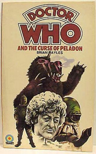 Vintage Doctor Who Novel - The Curse Of Peladon - Target Uk Paperback Book