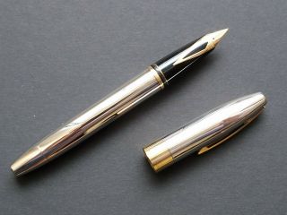 SHEAFFER Legacy II Palladium fountain pen 18k EF gold flex nib - NOS. 2
