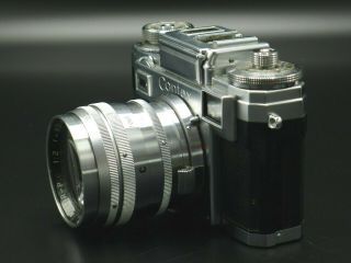 Fine Vintage Contax IIIA Rangefinder Camera and Nikon 8.  5cm 1:2 lens. 3