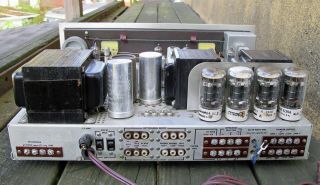 VINTAGE FISHER 500 - C TUBE STEREO RECEIVER w/CETRON/BENDIX 6384.  BUT READ 2