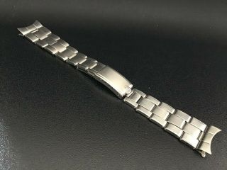 Vintage Rolex 19 Mm S/s Riveted Oyster Band Bracelet End 57 Pre 6635 1 - 54