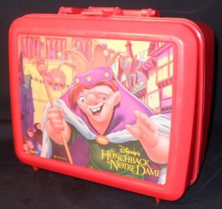 Vintage 1996 Walt Disney The Hunchback Of Notre Dame Plastic Lunchbox