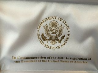 2001 Presidential Inauguration Department of State Commemorative Badge,  Pin 3