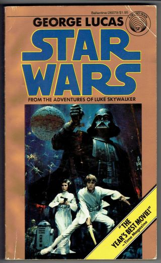 Star Wars 1976 Paperback Book Novelization By George Lucas