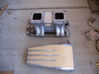 Vintage Tunnel Ram Big Block Chevy Dual Quad Cr1985 Rectangle Port Dragster
