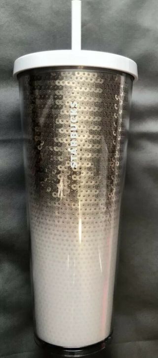 Starbucks 2018 Holiday Exclusive Rose Gold Cup,  Tumbler,  Sequins