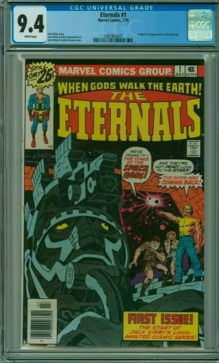 The Eternals 1 1976 Cgc 9.  4 Marvel 1st Appearance Of The Eternals Movie