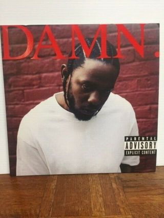 Kendrick Lamar Damn.  Lp Red Translucent Colored Vinyl Limited Edition Record
