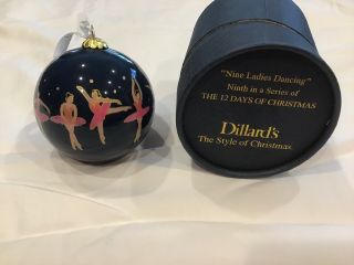 Dillards 12 Days Of Christmas Ornament Nine Ladies Dancing