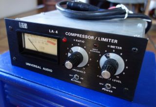 Vintage 1970 ' s UREI Universal Audio LA - 4 Compressor / Limiter BLACKFACE 2