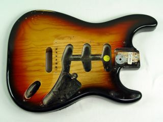 1980 Fender Stratocaster Body Vintage Sunburst American Usa 1979 1981