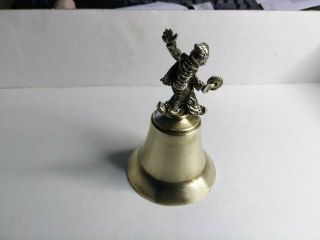 Vintage Copper Brass Tin Clown Bell 2.  5 " Inches W X 4.  " Inches H