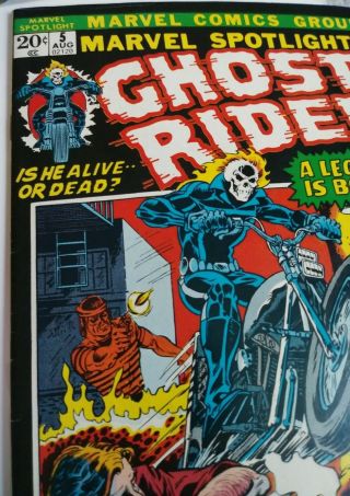 1972 Marvel Spotlight 5 1st App Ghost Rider Cgc 5.  5 6.  0 6.  5 Mid Grade Raw