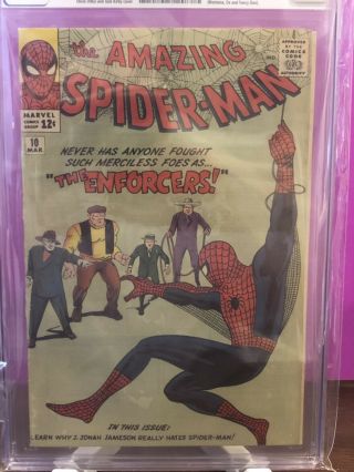 Marvel Comics SPIDER - MAN 10 CGC 5.  0 (1964) OW - White Pages 2