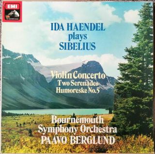 Emi Asd 3199 - Sibelius Violin Concerto,  Ida Haendel,  Paavo Berglund