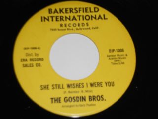 The Gosdin Bros.  Nm She Still Wishes I Were You 45 There Must Be A Someone 1006