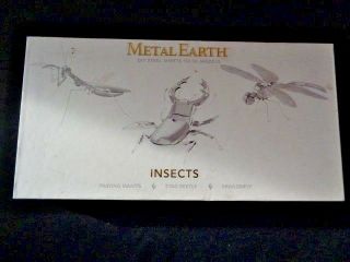 Metal Earth Insects Praying Mantis - Stag Beetle - Dragonfly Diy 3d Models