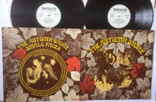 The Small Faces Double Lp " Autumn Stone ".  1969 German Immediate,  Laminated Gatefold