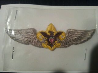 Boy Scout Air Explorer Patch 1950 ' s Universal Wings 3