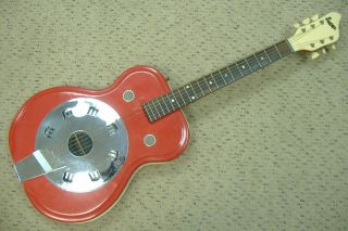 Vintage 1964 Supro Folkstar Resonator Guitar Old Valco National Res - O - Glass Nr