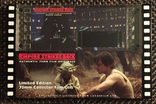 Authentic Star Wars 70mm Film Cel - Esb - 1996 - Darth Vader Ed - 2084 -