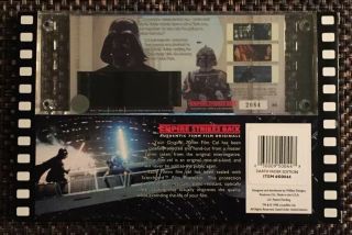 Authentic Star Wars 70mm Film Cel - ESB - 1996 - Darth Vader Ed - 2084 - 2