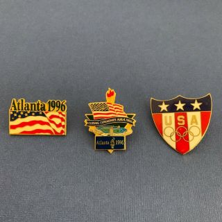 1996 Atlanta Olympics Commemorative Pins Closing Ceremonies Usa