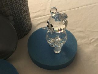 Swarovski Silver Crystal Large Teddy Bear 7637 Nr112 W/ Box