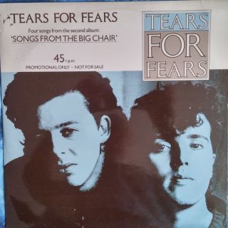 Tears For Fears - Four Songs From 2nd Album Songs From The Big Chair 12 " Promo