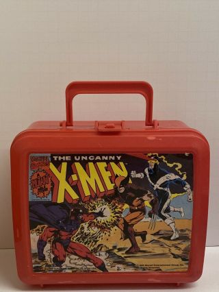 Marvel X - Men Lunchbox Plastic Aladdin Vintage 1992 1990’s No Thermos