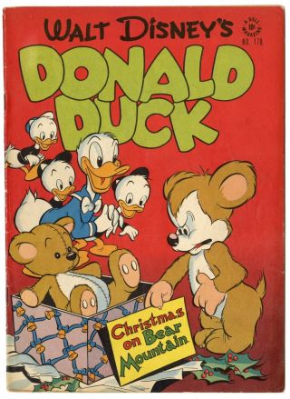 Donald Duck Four Color 178 Fn/vf 7.  0 1st App.  Uncle Srooge Carl Barks 1947
