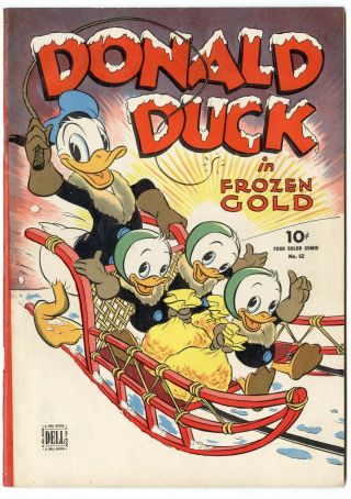 Donald Duck Four Color 62 Apparent Vf/nm 9.  0 Restored Carl Barks Dell 1945