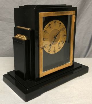 Antique Vintage Art Deco Seth Thomas " Ritz " Skyscraper Mantle Clock