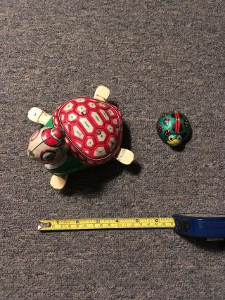 Vintage Mikuni Tin Turtle With Extra