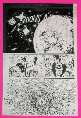 Nexus 50 Page 42 - Comic Book Art - Signed Steve Rude One Of A Kind