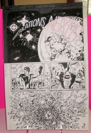 NEXUS 50 PAGE 42 - COMIC BOOK ART - SIGNED STEVE RUDE ONE OF A KIND 3