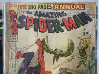 The Spider - man Annual 1 First Appearance Of The Sinister6 Giant - size 4 3