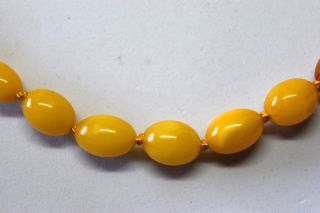Vintage Natural Baltic Butterscotch Amber Necklace with 14K Solid Gold Clasp 2